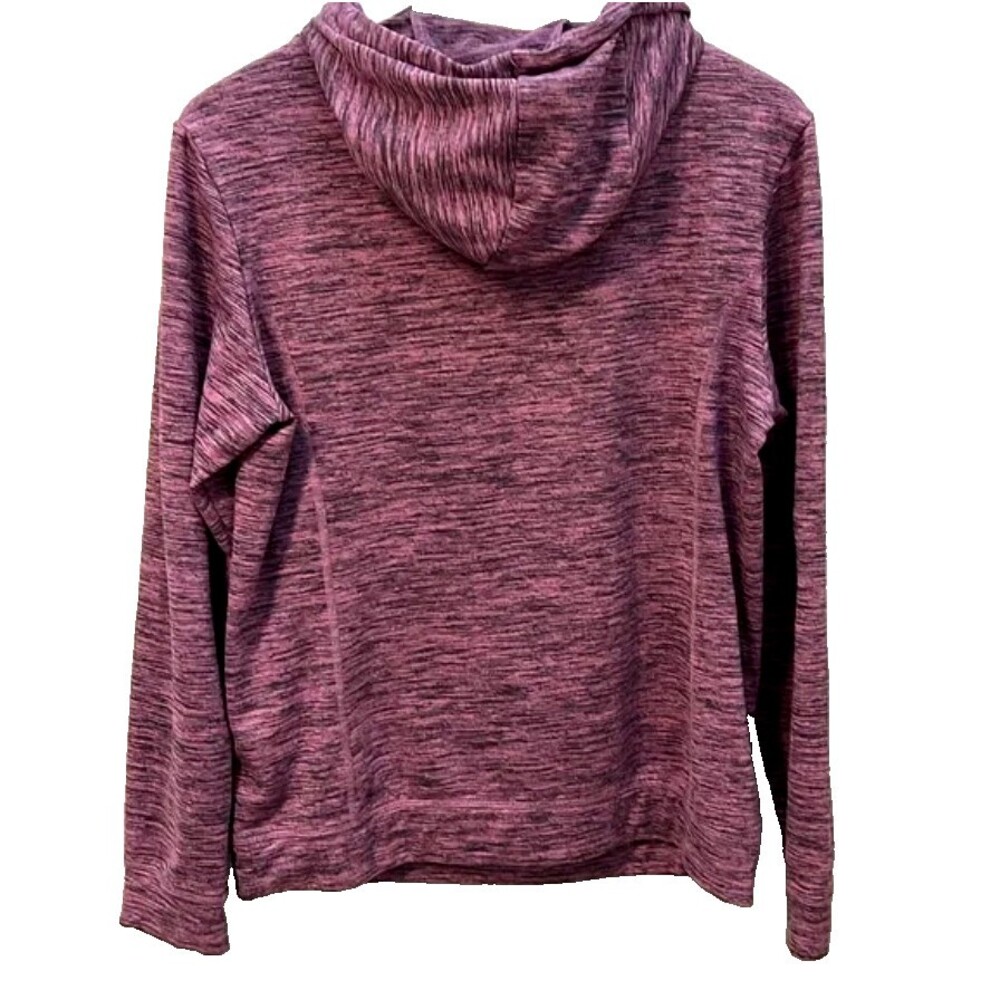 Crane - Women's M Sweatshirt Dusty Pink and Black Hooded Front Pocket